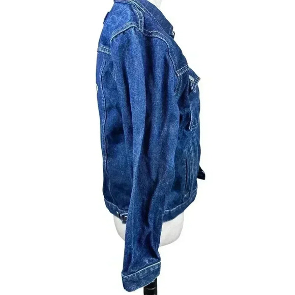 Culture Jeans Embroidered Jean Jacket Mens Size Medium - Picture 5 of 11